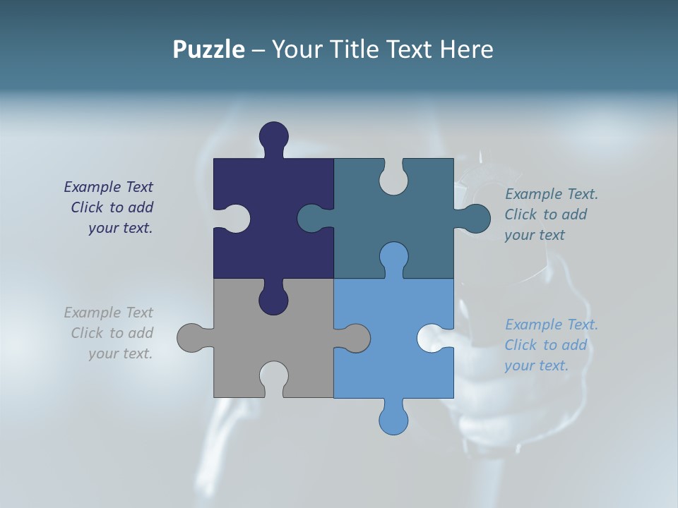 Person Hand Spooky PowerPoint Template