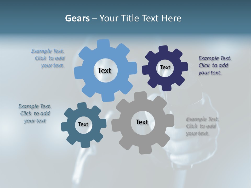 Person Hand Spooky PowerPoint Template