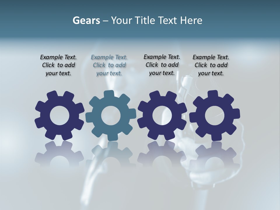 Person Hand Spooky PowerPoint Template