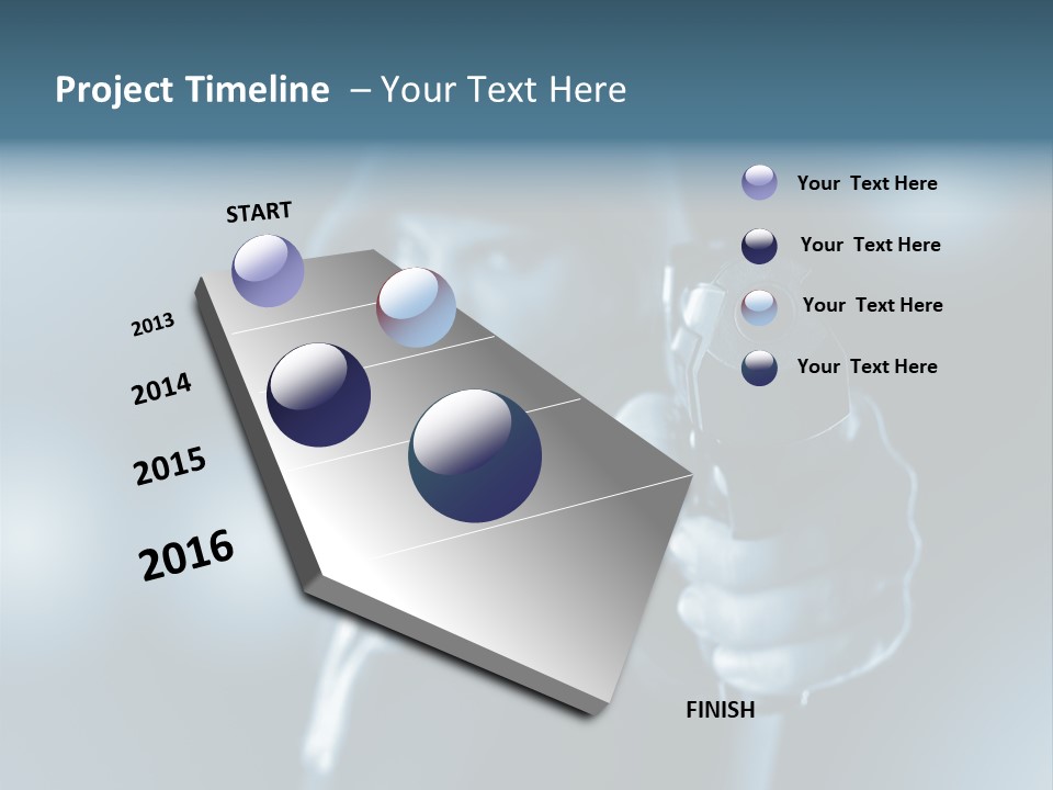 Person Hand Spooky PowerPoint Template