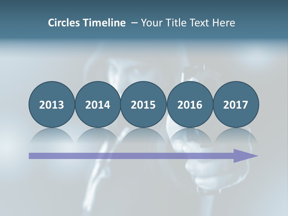 Person Hand Spooky PowerPoint Template