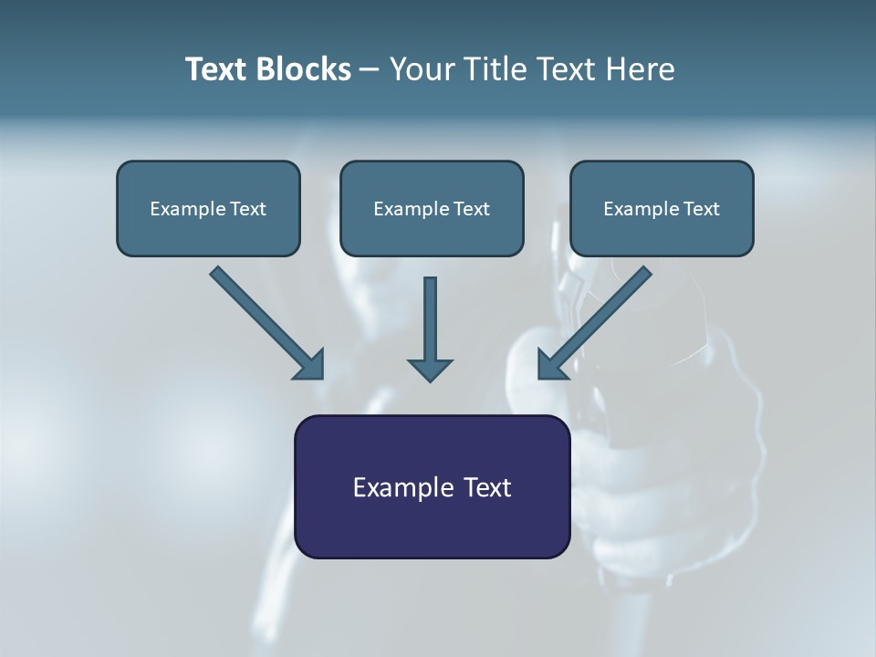 Person Hand Spooky PowerPoint Template