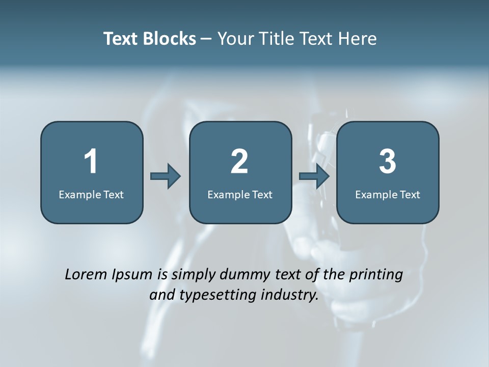 Person Hand Spooky PowerPoint Template