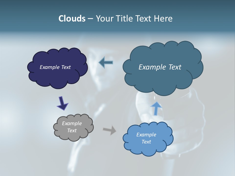 Person Hand Spooky PowerPoint Template