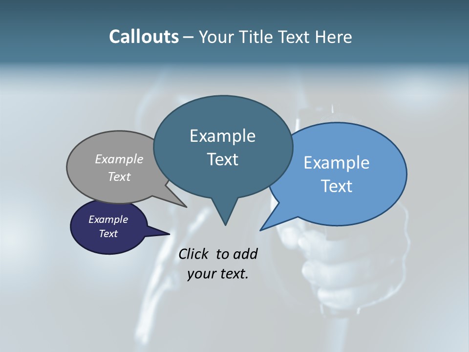 Person Hand Spooky PowerPoint Template
