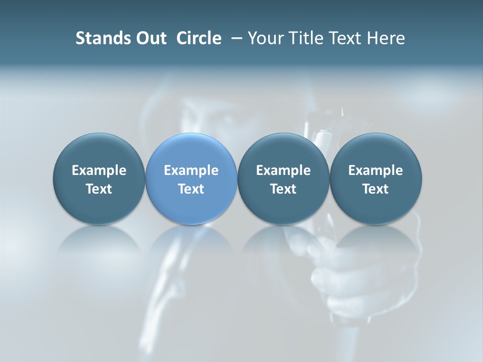 Person Hand Spooky PowerPoint Template