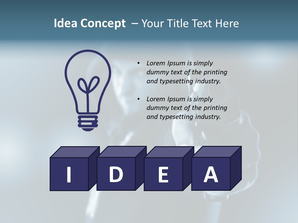 Person Hand Spooky PowerPoint Template