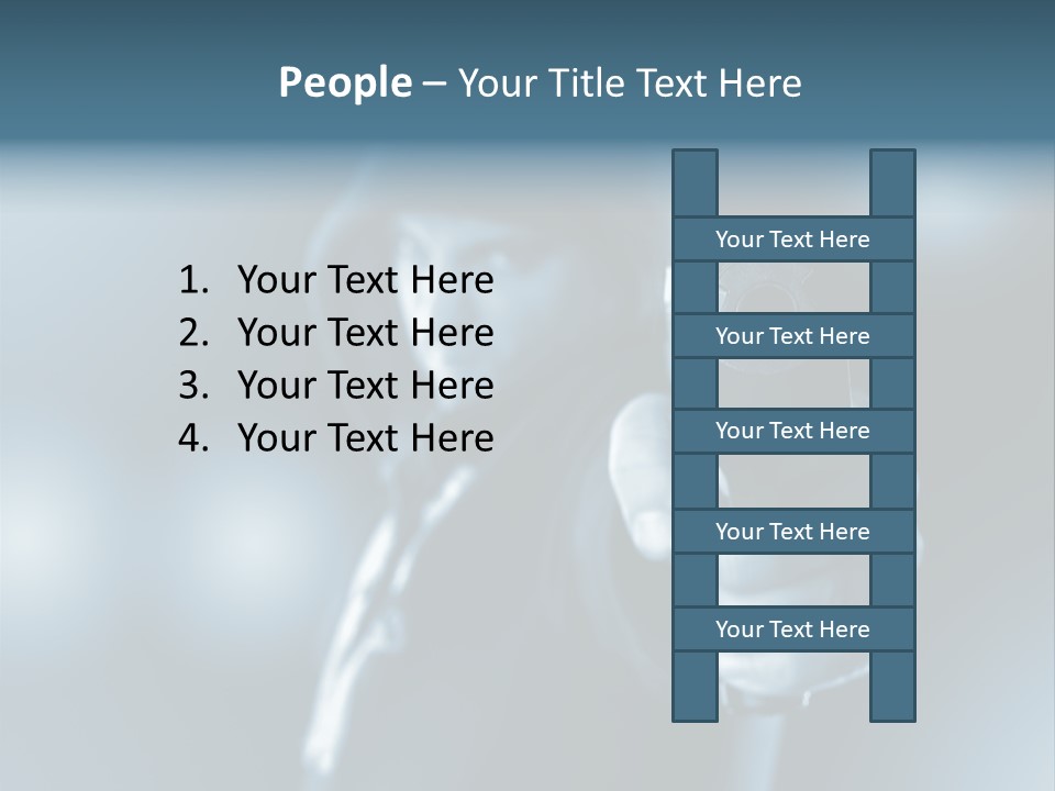 Person Hand Spooky PowerPoint Template