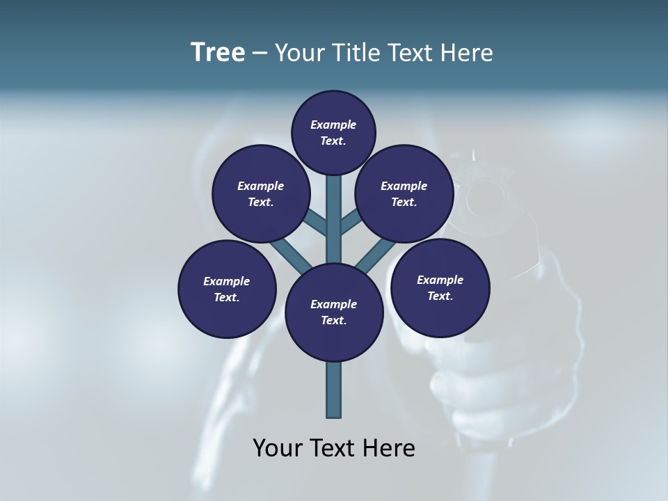 Person Hand Spooky PowerPoint Template