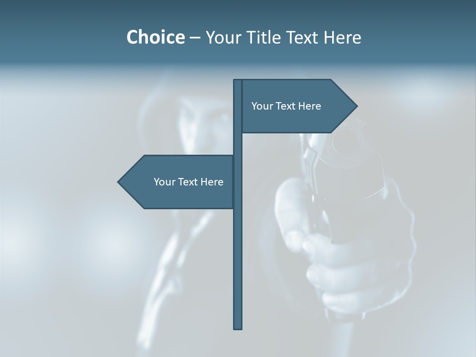 Person Hand Spooky PowerPoint Template