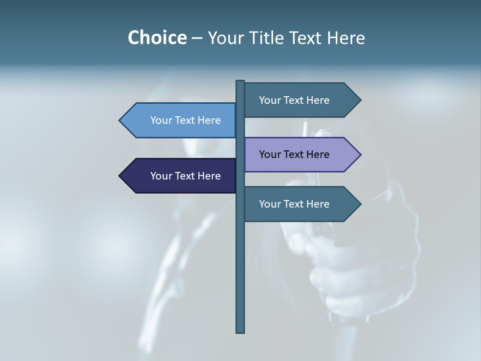 Person Hand Spooky PowerPoint Template