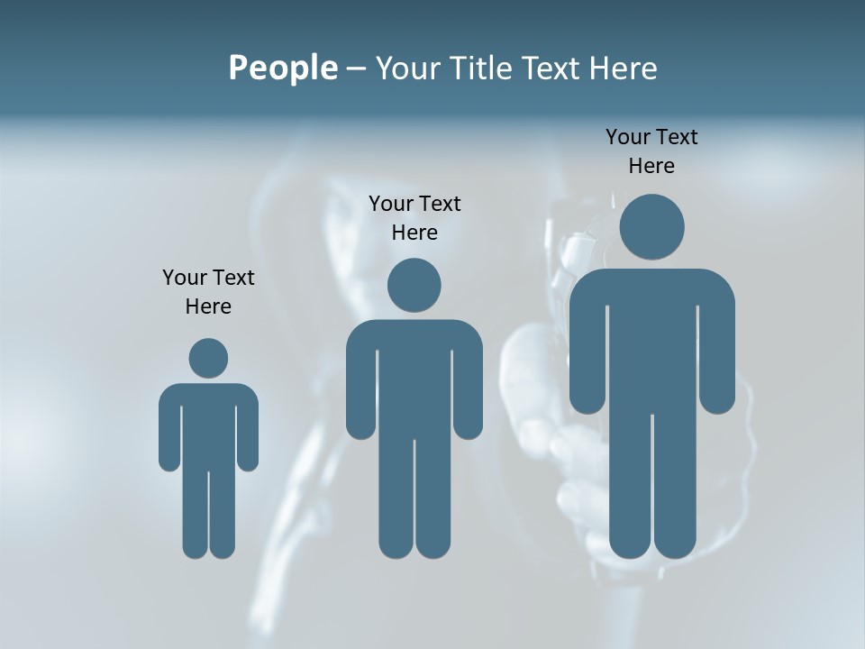 Person Hand Spooky PowerPoint Template