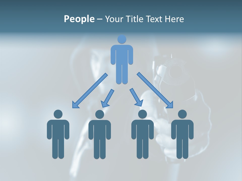 Person Hand Spooky PowerPoint Template