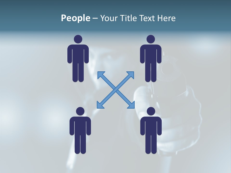 Person Hand Spooky PowerPoint Template