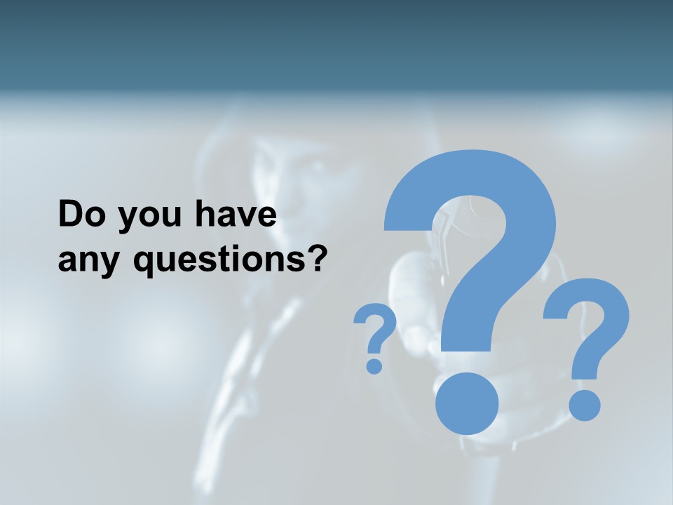 Person Hand Spooky PowerPoint Template