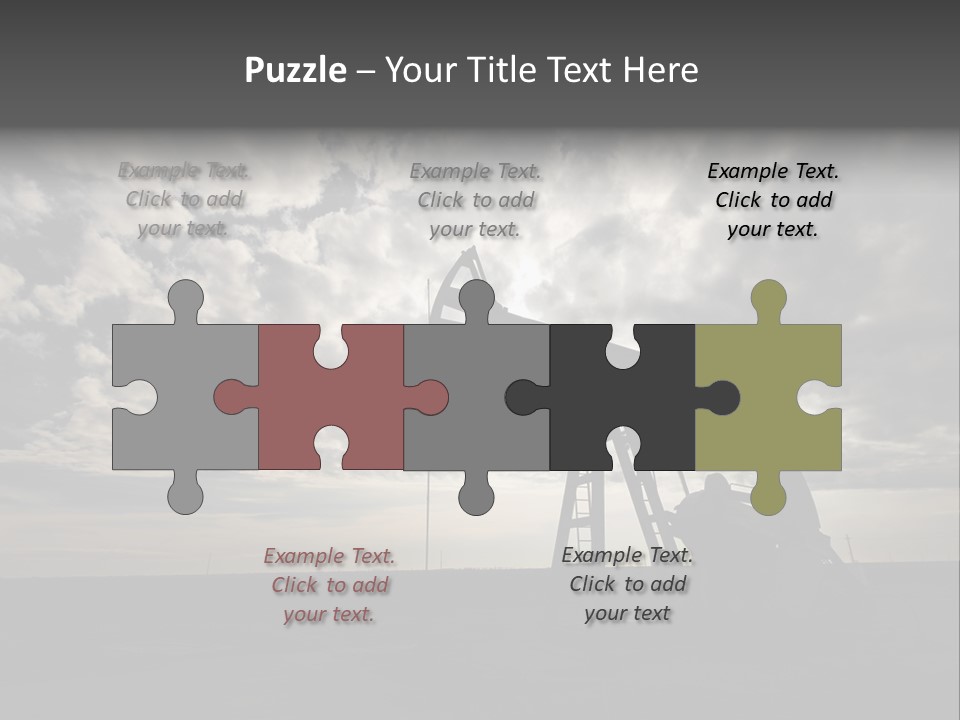 Machinery Diesel Tar PowerPoint Template