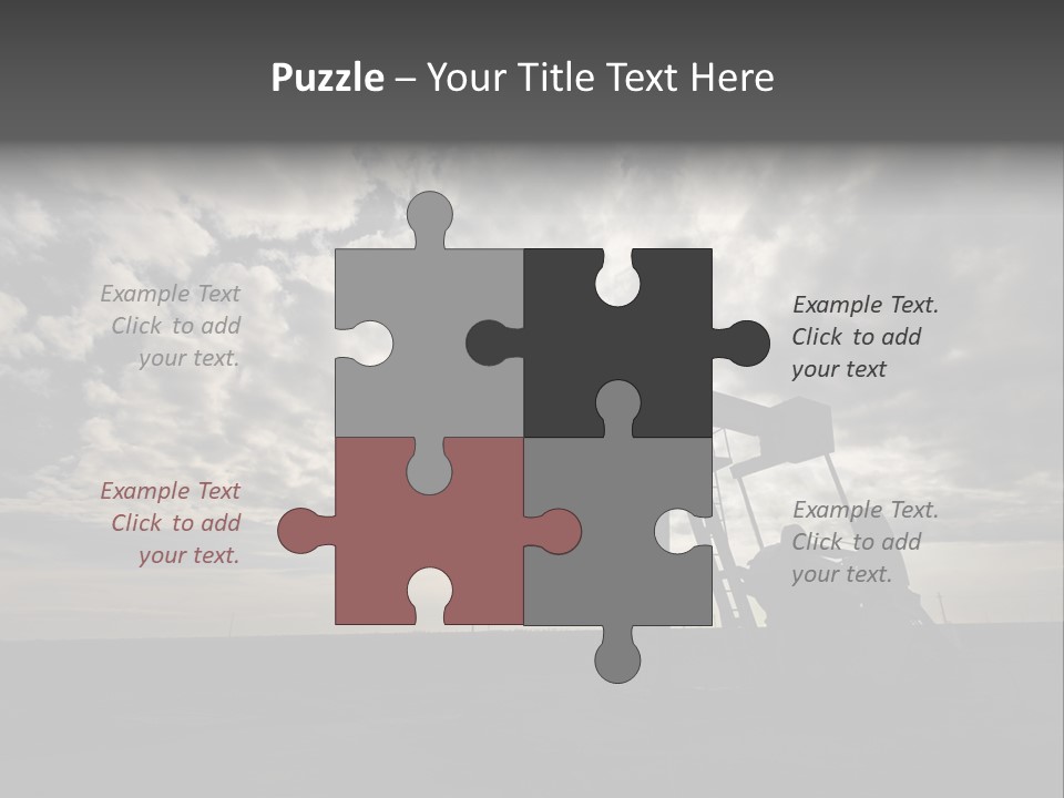 Machinery Diesel Tar PowerPoint Template