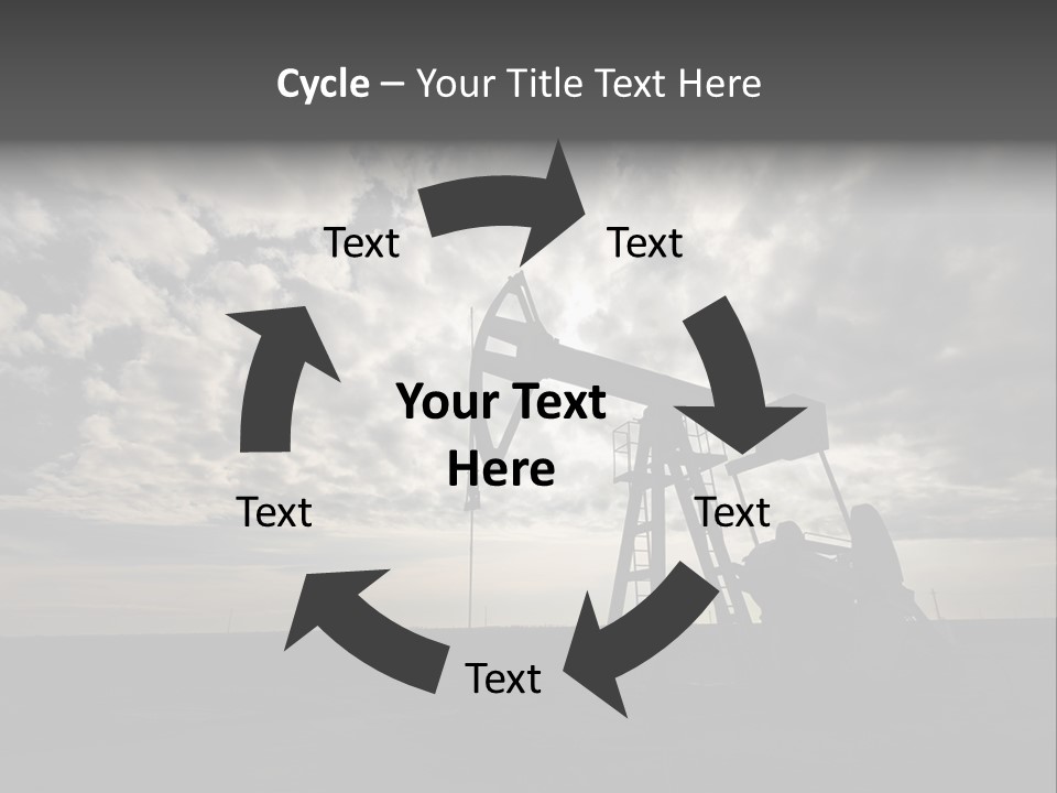 Machinery Diesel Tar PowerPoint Template