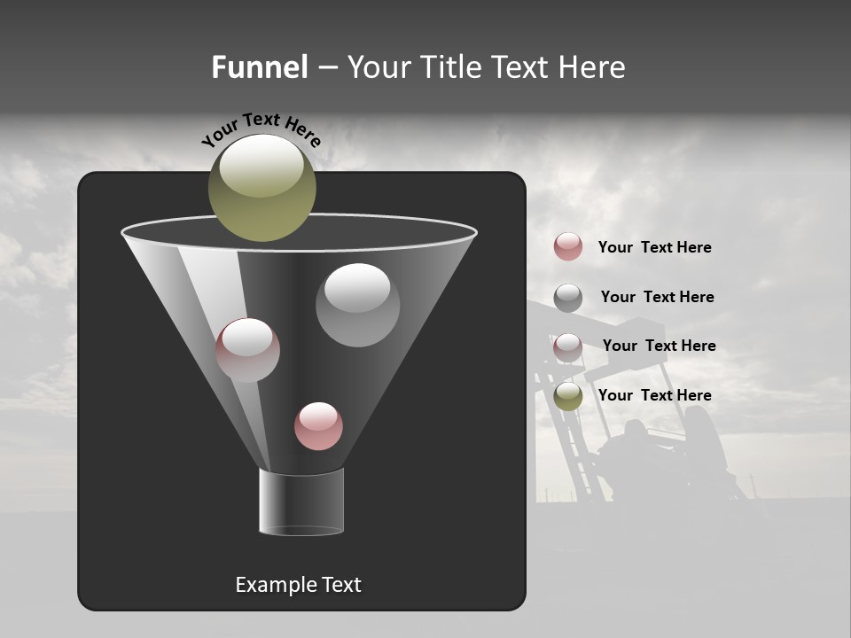 Machinery Diesel Tar PowerPoint Template