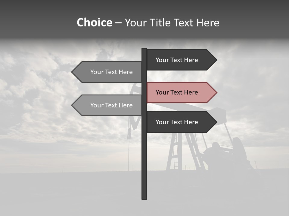 Machinery Diesel Tar PowerPoint Template