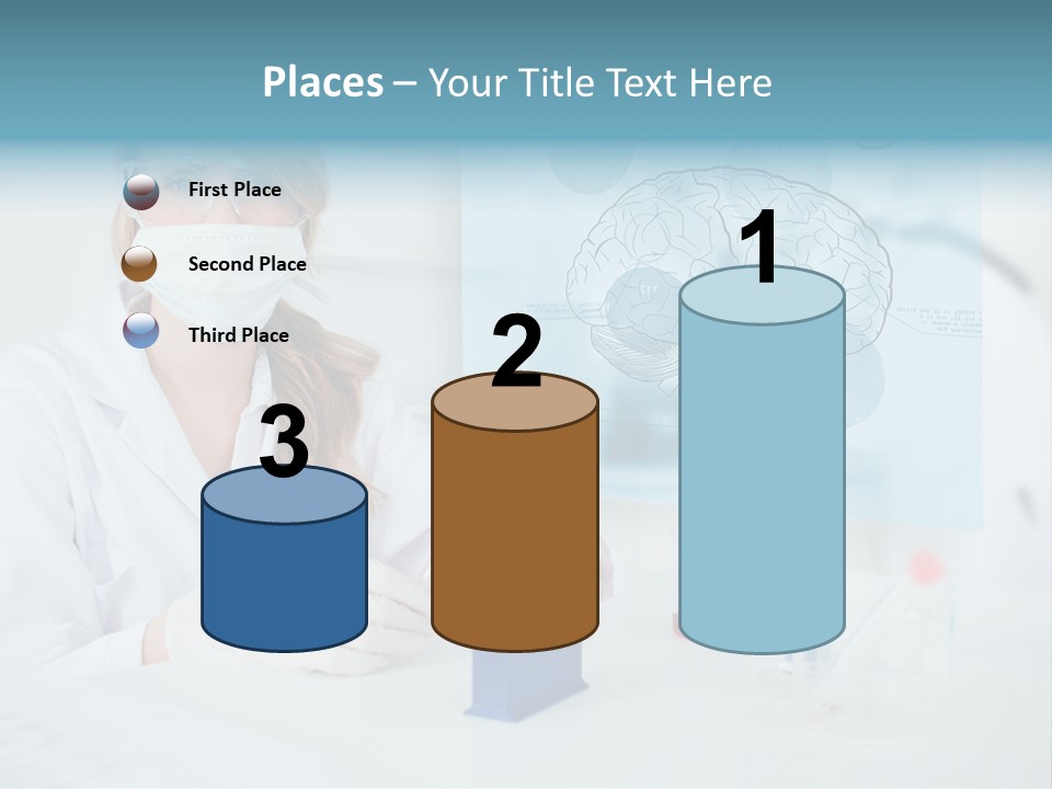 Pharmacy Chemistry Blue PowerPoint Template