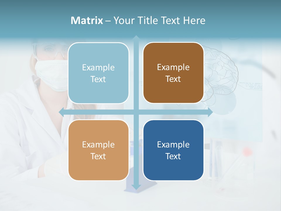 Pharmacy Chemistry Blue PowerPoint Template