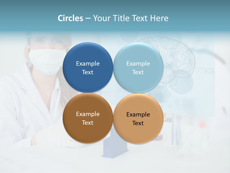 Pharmacy Chemistry Blue PowerPoint Template