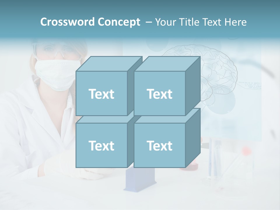 Pharmacy Chemistry Blue PowerPoint Template