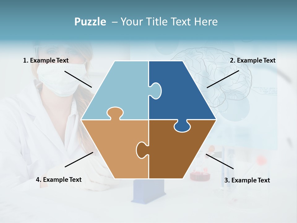 Pharmacy Chemistry Blue PowerPoint Template
