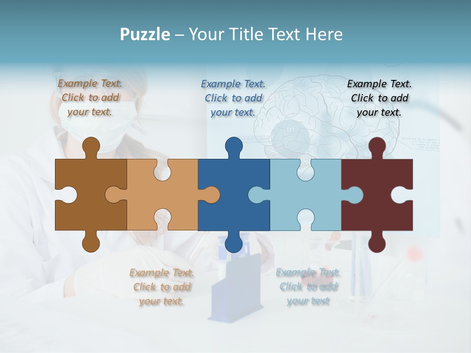 Pharmacy Chemistry Blue PowerPoint Template