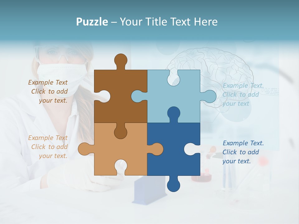 Pharmacy Chemistry Blue PowerPoint Template