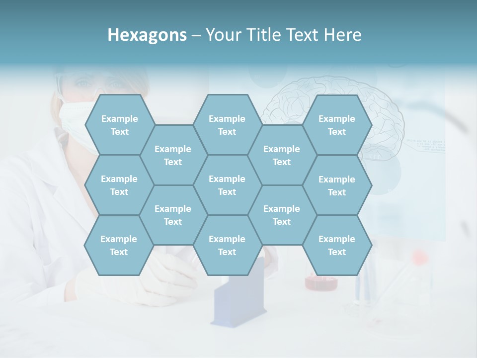 Pharmacy Chemistry Blue PowerPoint Template