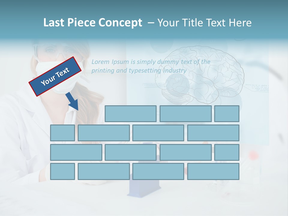 Pharmacy Chemistry Blue PowerPoint Template