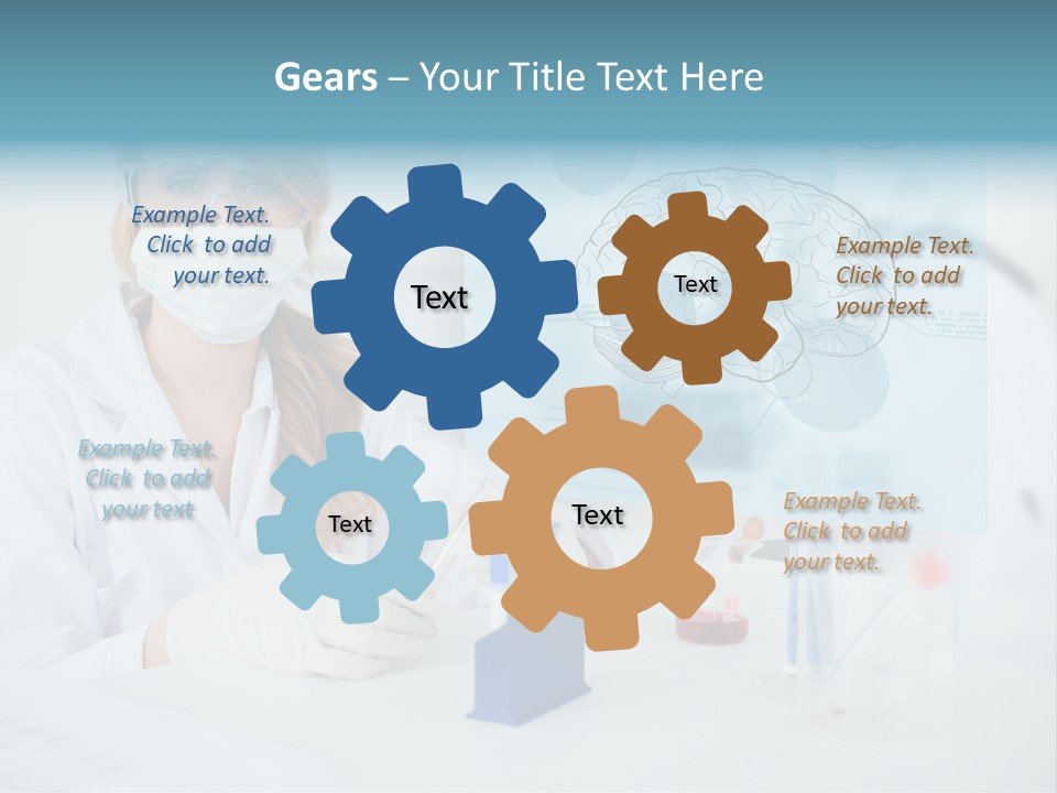 Pharmacy Chemistry Blue PowerPoint Template