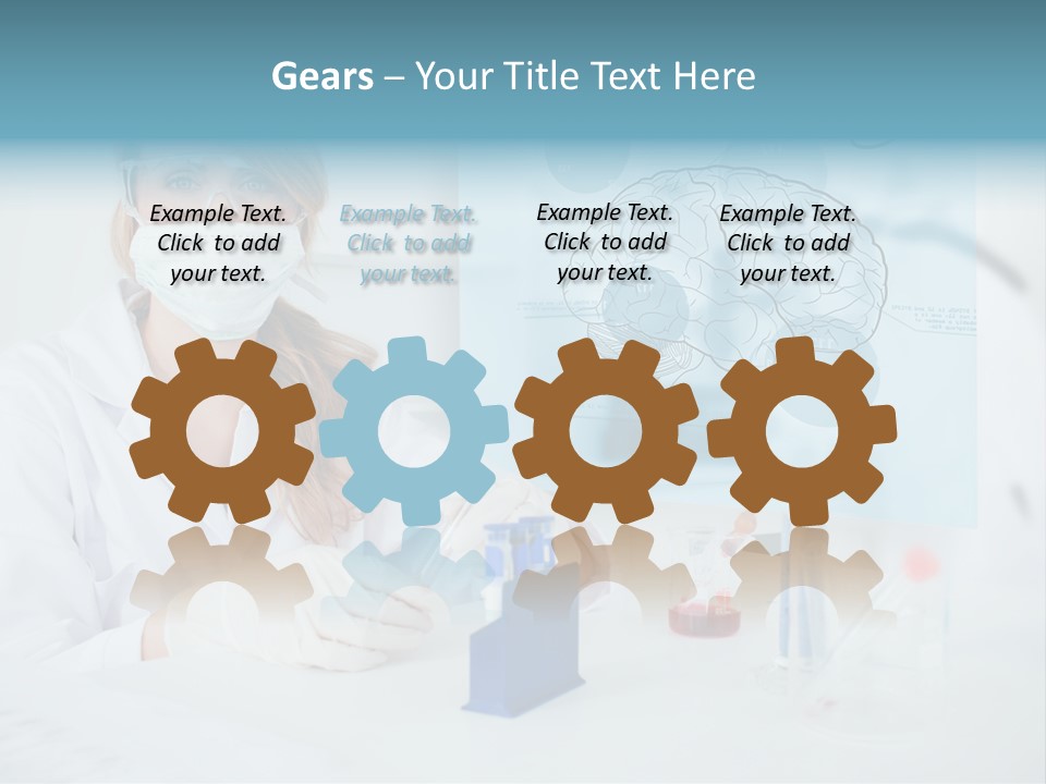 Pharmacy Chemistry Blue PowerPoint Template