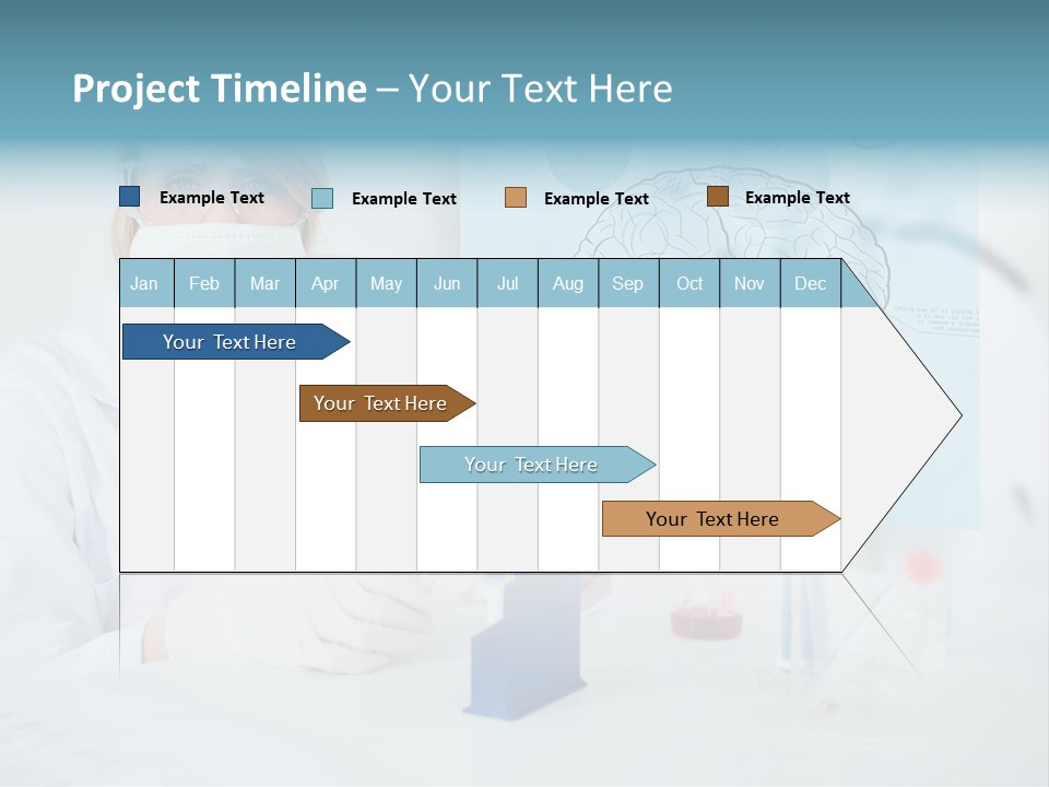 Pharmacy Chemistry Blue PowerPoint Template