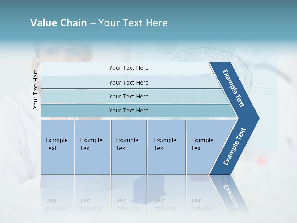 Pharmacy Chemistry Blue PowerPoint Template