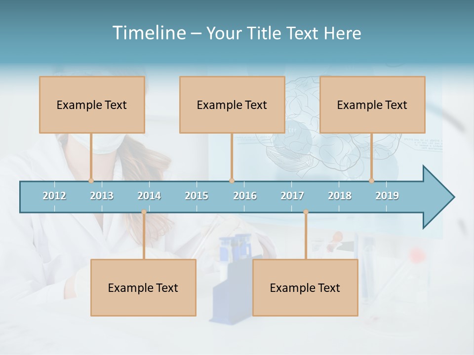 Pharmacy Chemistry Blue PowerPoint Template
