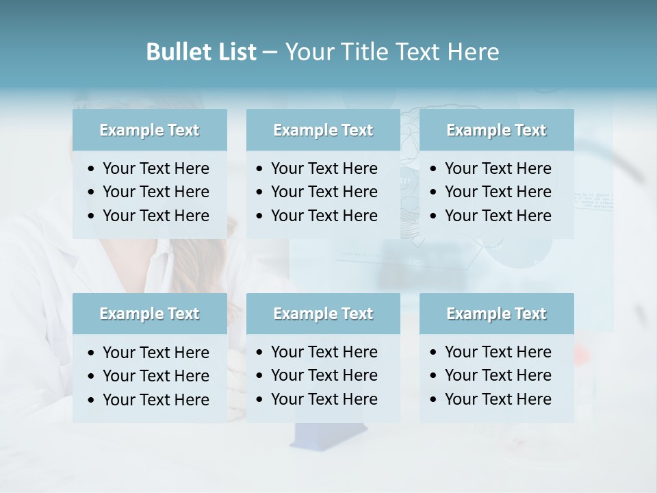 Pharmacy Chemistry Blue PowerPoint Template