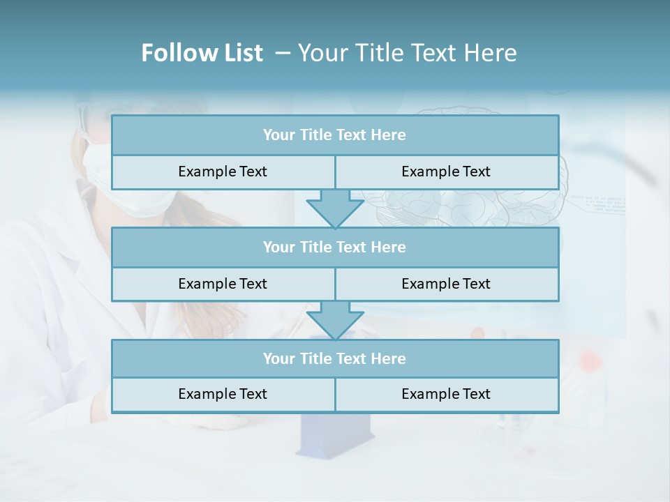 Pharmacy Chemistry Blue PowerPoint Template