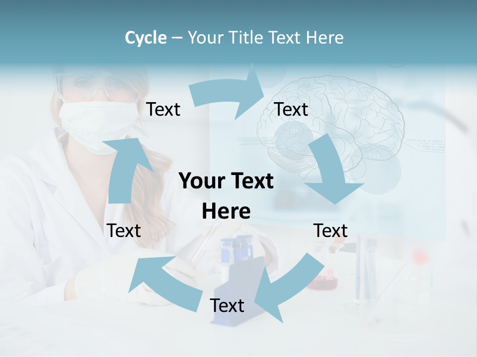 Pharmacy Chemistry Blue PowerPoint Template