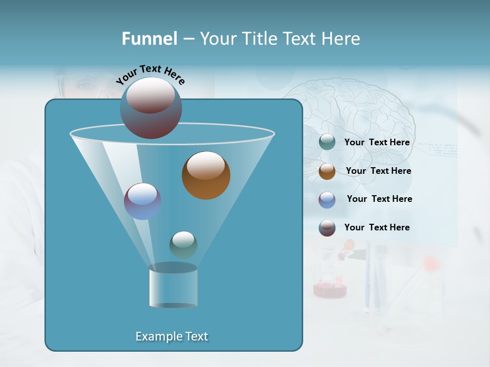 Pharmacy Chemistry Blue PowerPoint Template