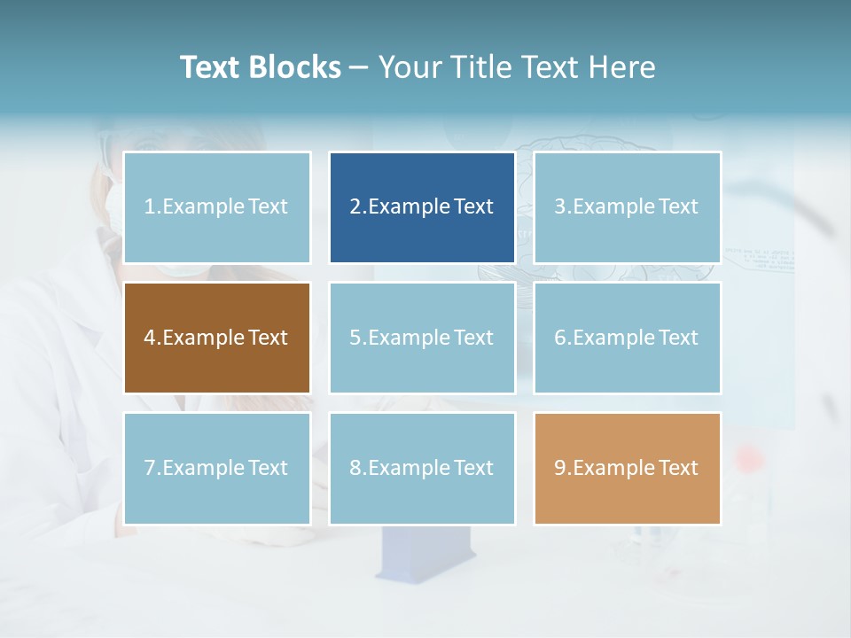 Pharmacy Chemistry Blue PowerPoint Template