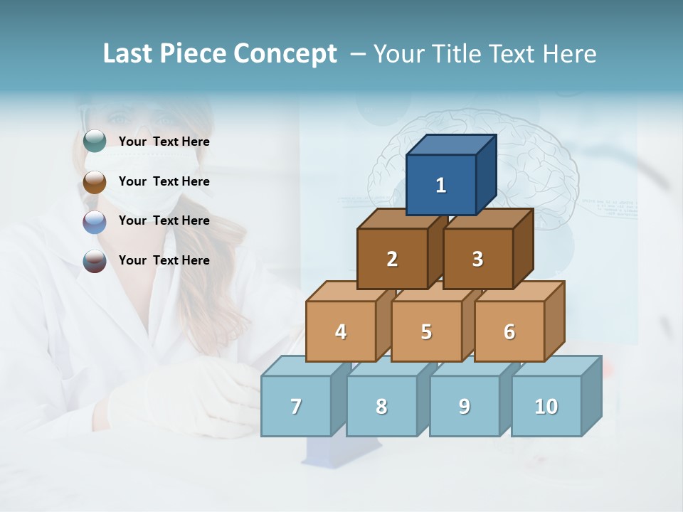 Pharmacy Chemistry Blue PowerPoint Template