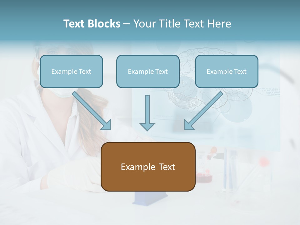 Pharmacy Chemistry Blue PowerPoint Template