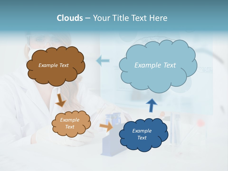 Pharmacy Chemistry Blue PowerPoint Template