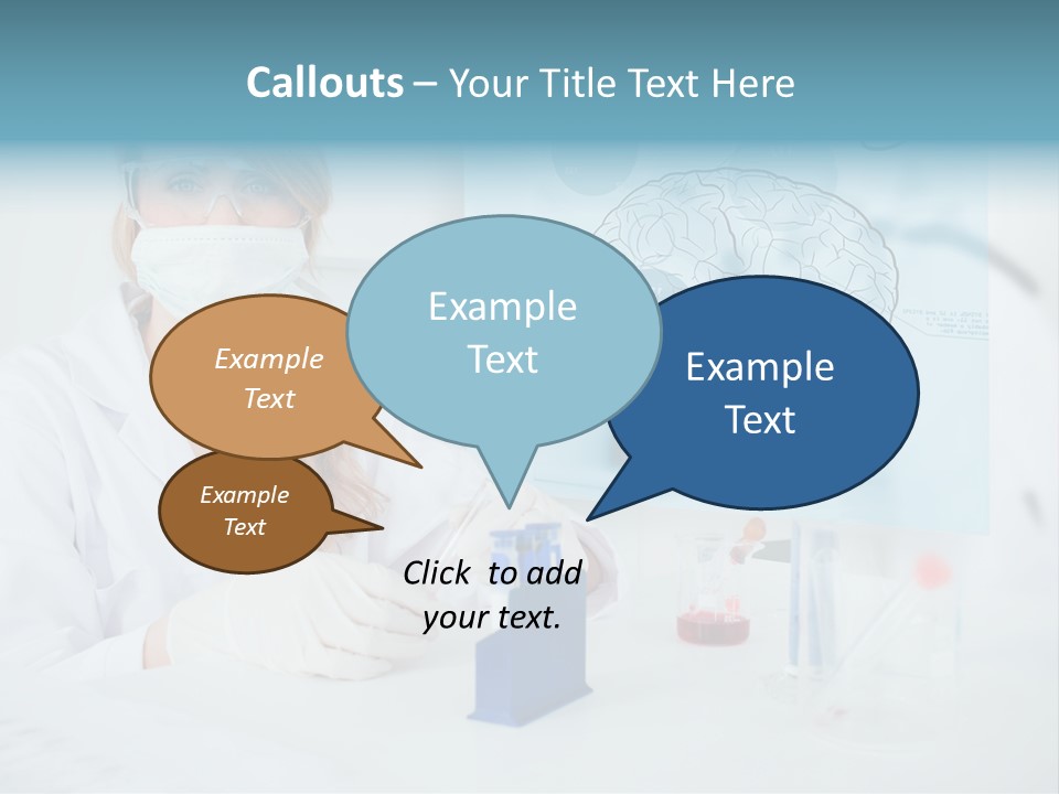 Pharmacy Chemistry Blue PowerPoint Template