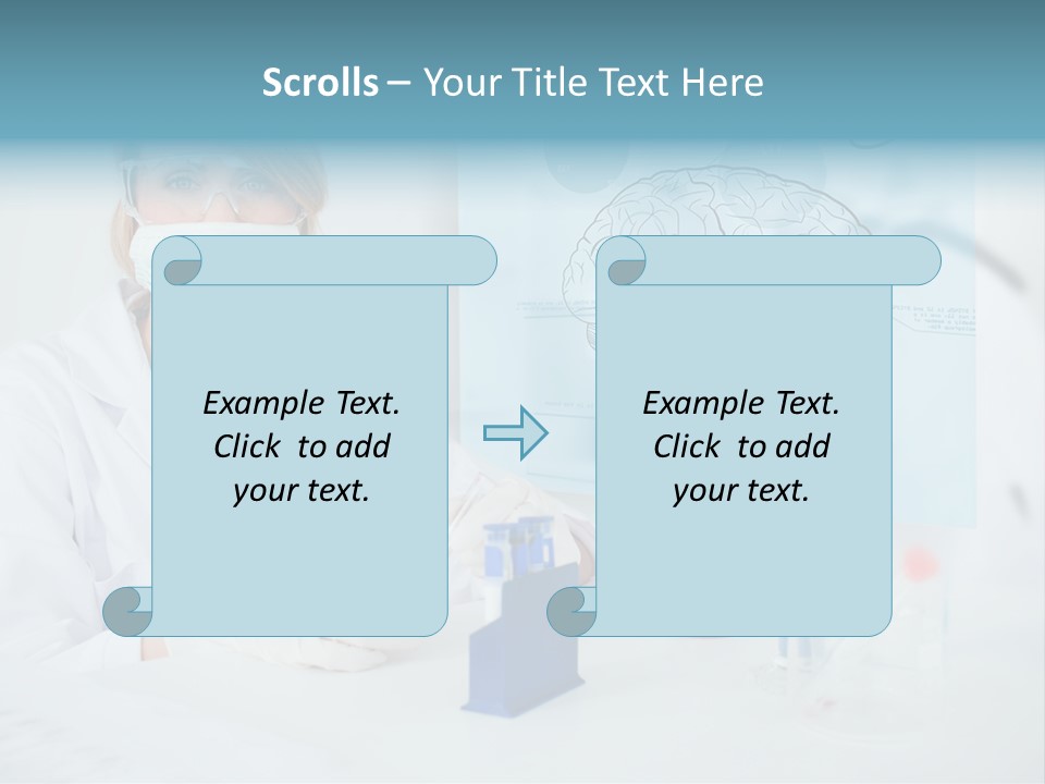 Pharmacy Chemistry Blue PowerPoint Template