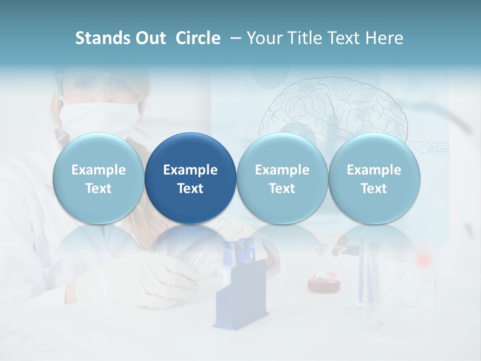 Pharmacy Chemistry Blue PowerPoint Template