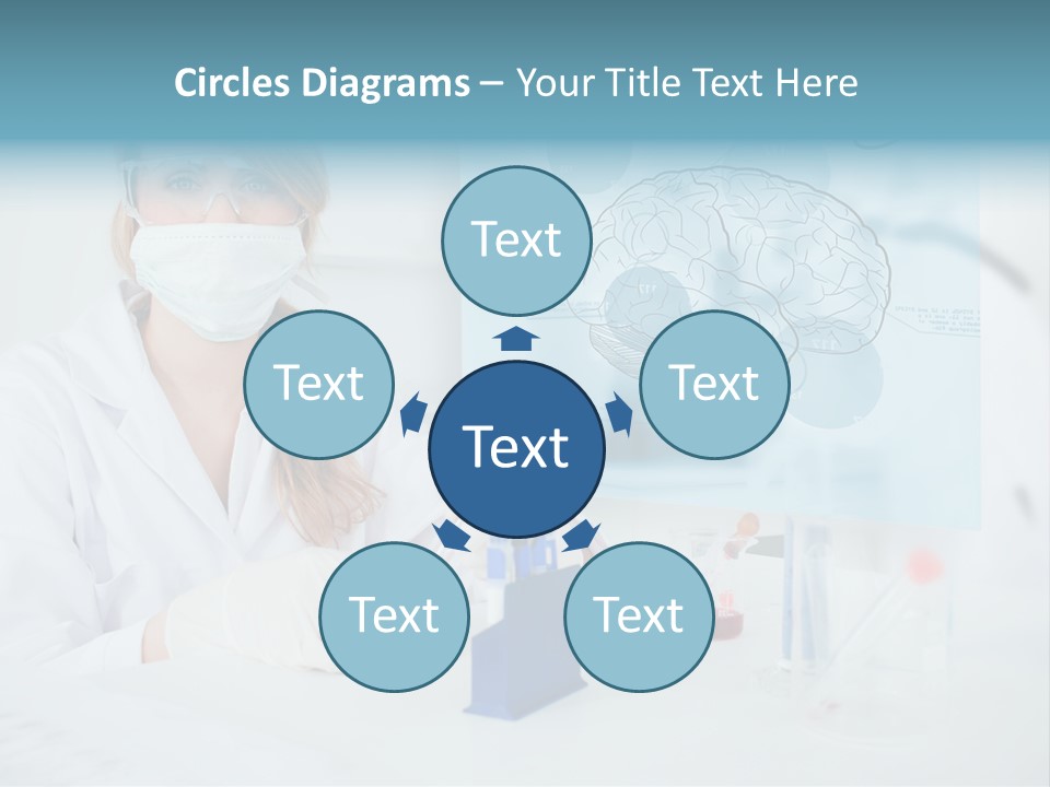 Pharmacy Chemistry Blue PowerPoint Template